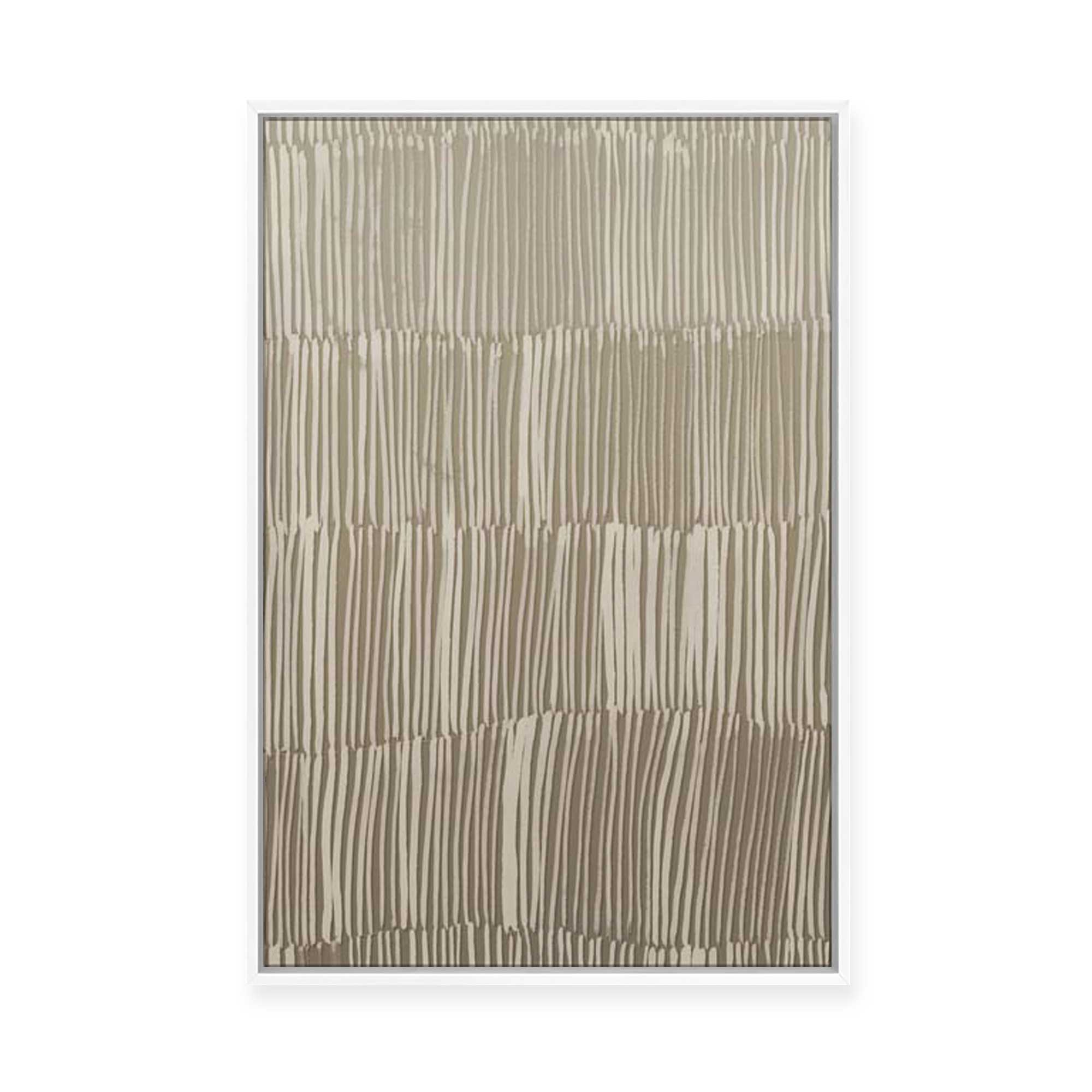 Linear Calm II | Framed Canvas