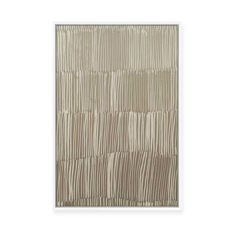 Linear Calm II | Framed Canvas