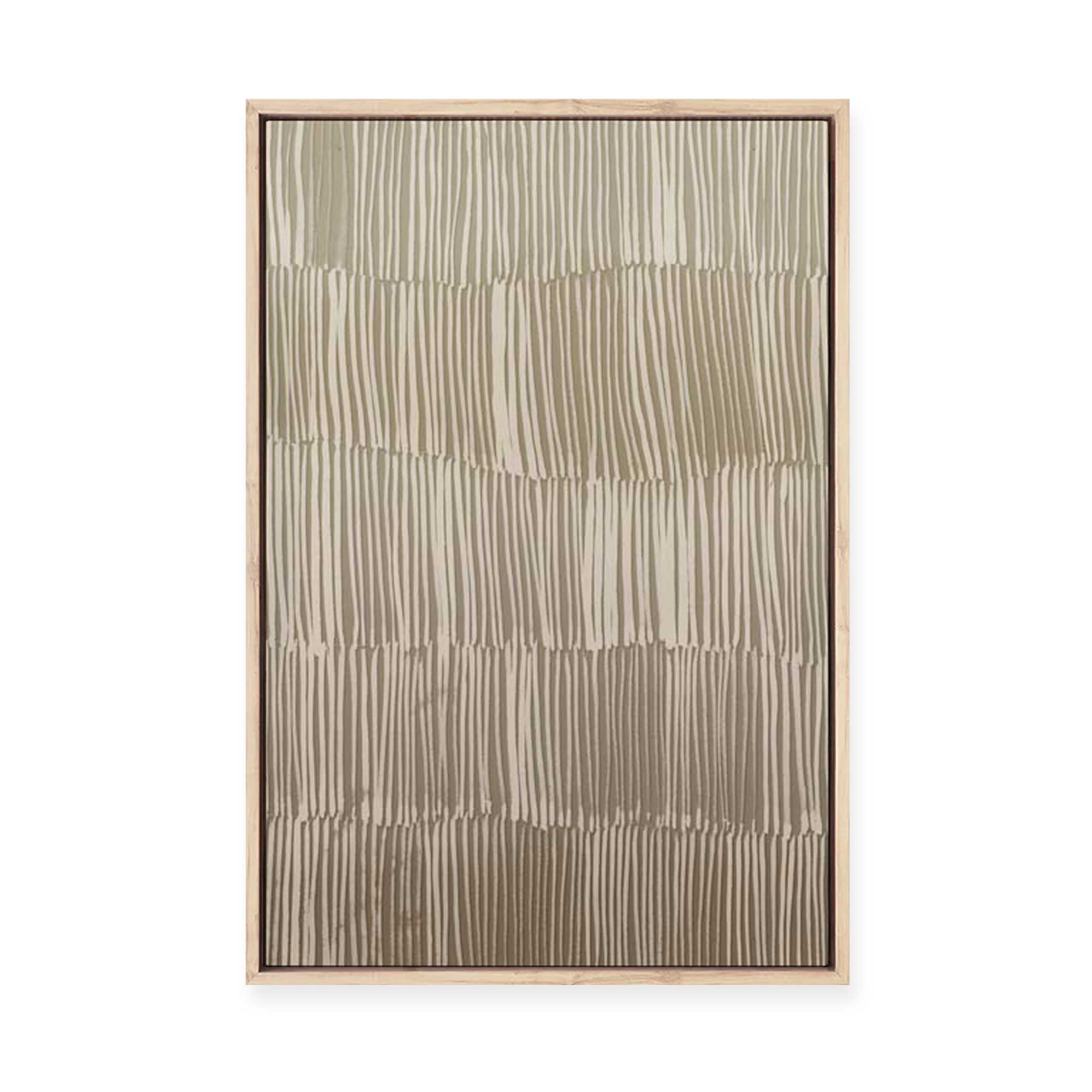 Linear Calm I | Framed Canvas