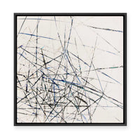 Linear Echoes | Framed Canvas