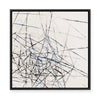 Linear Echoes | Framed Canvas