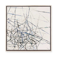 Linear Echoes | Framed Canvas