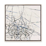 Linear Echoes | Framed Canvas