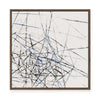 Linear Echoes | Framed Canvas
