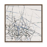 Linear Echoes | Framed Canvas