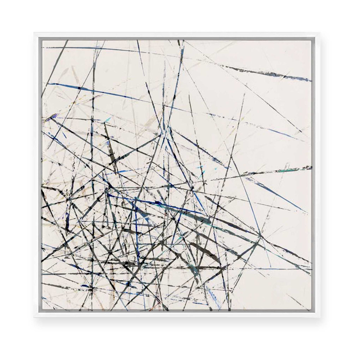 Linear Echoes | Framed Canvas