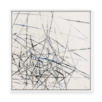 Linear Echoes | Framed Canvas