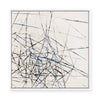 Linear Echoes | Framed Canvas