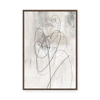 Lines of Serenity and Motion II | Framed Canvas