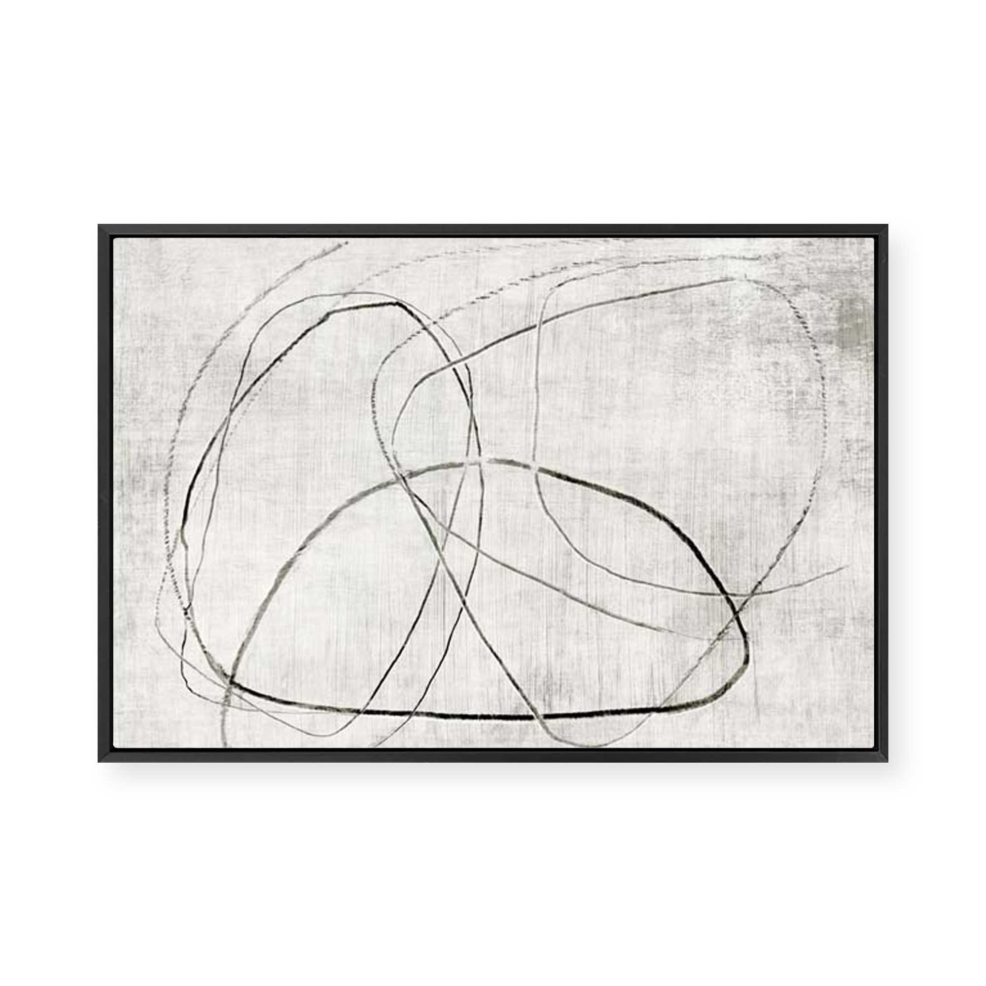 Lines of Subtle Complexity | Framed Canvas