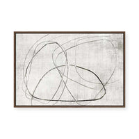 Lines of Subtle Complexity | Framed Canvas
