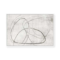 Lines of Subtle Complexity | Framed Canvas