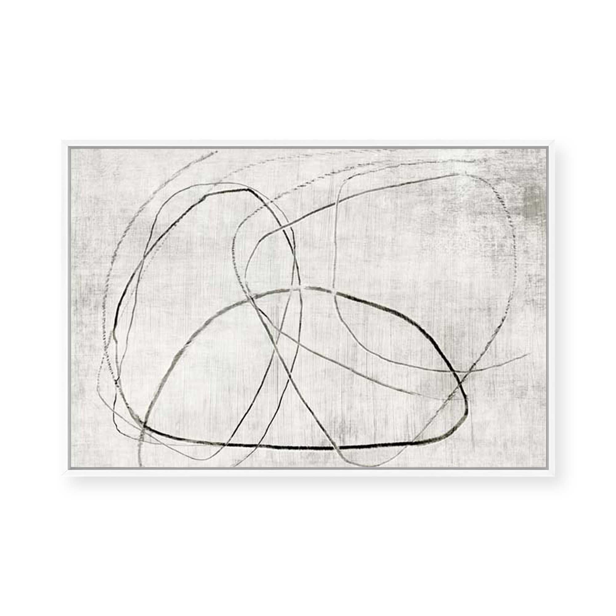 Lines of Subtle Complexity | Framed Canvas