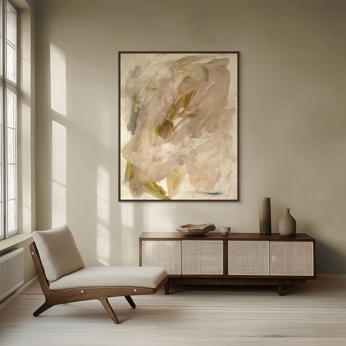 Lip Liner | Framed Canvas