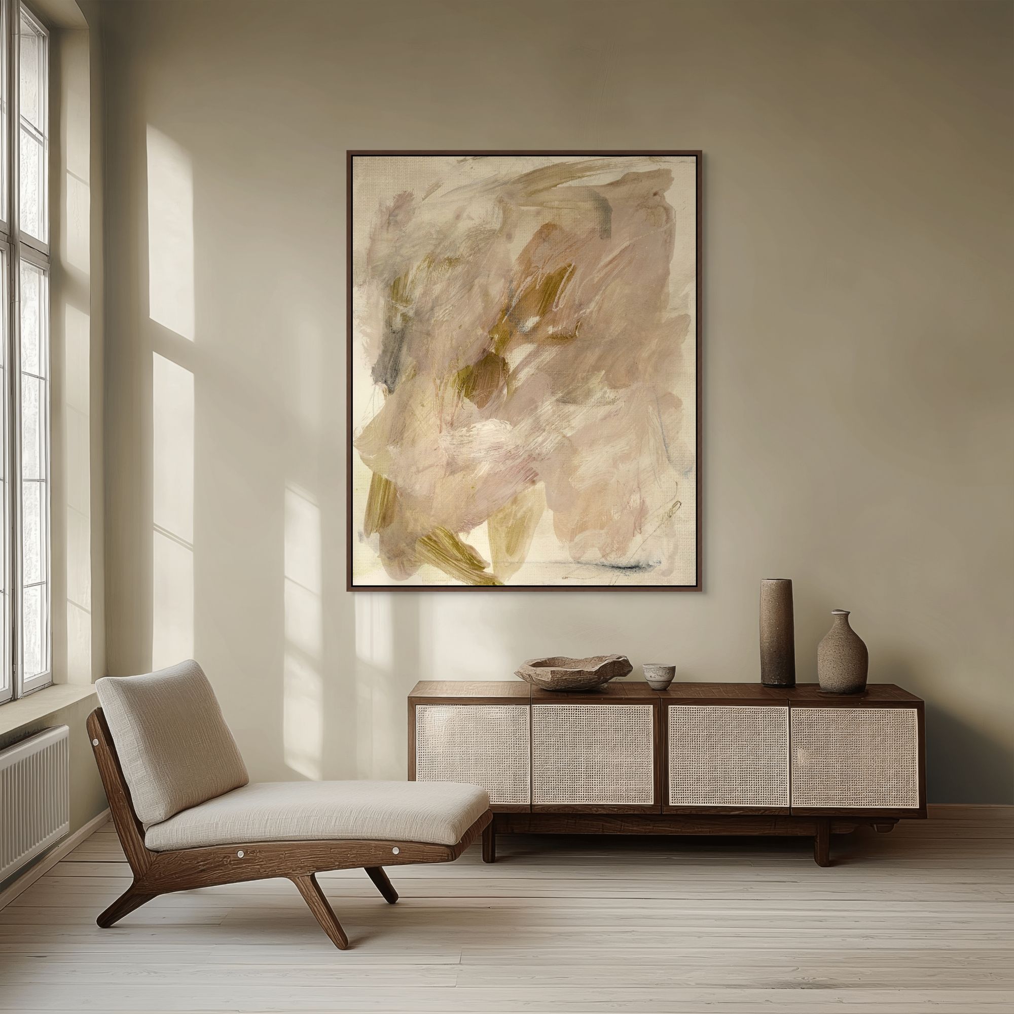 Lip Liner | Framed Canvas