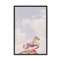London Carousel | Framed Canvas