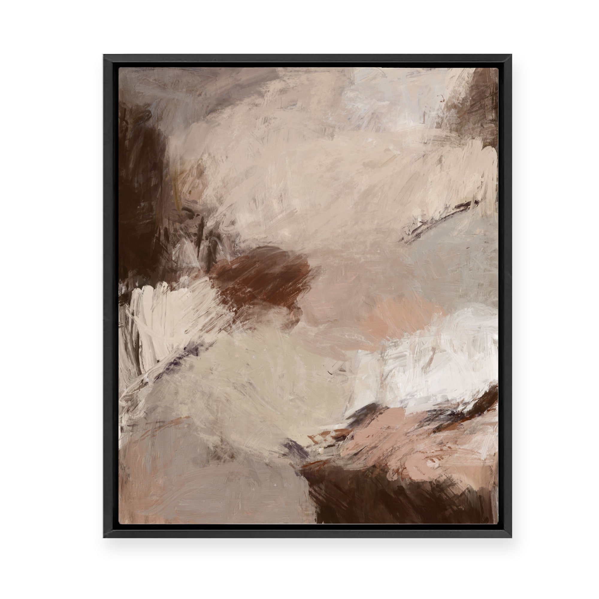 Lost in Silence | Framed Canvas