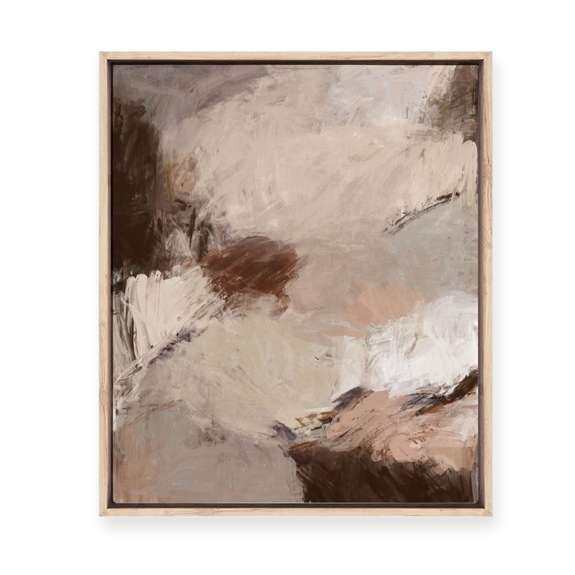 Lost in Silence | Framed Canvas