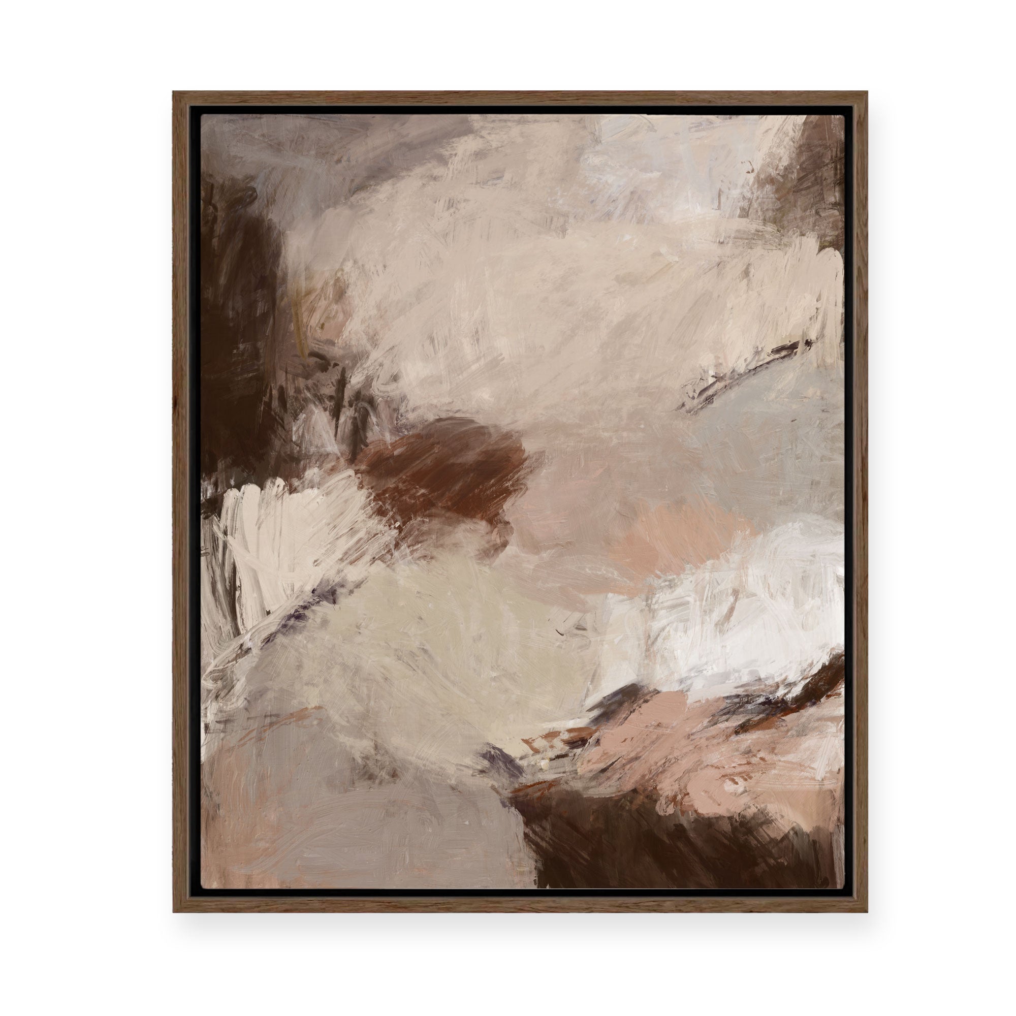 Lost in Silence | Framed Canvas