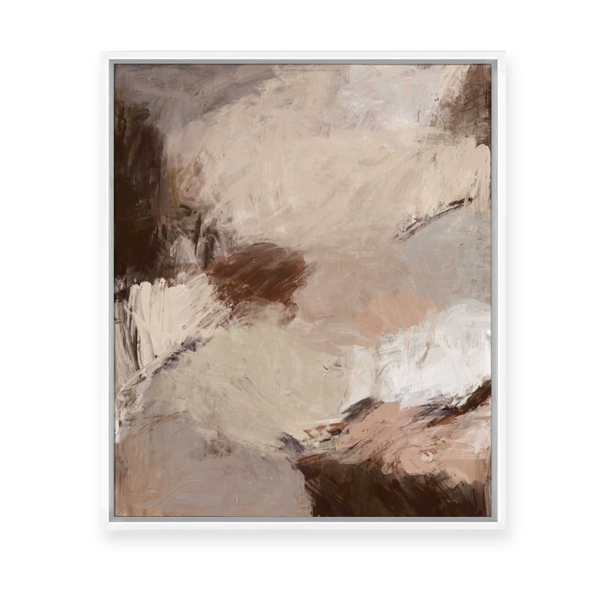 Lost in Silence | Framed Canvas