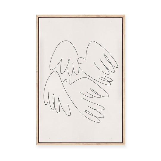 Love Birds | Framed Canvas