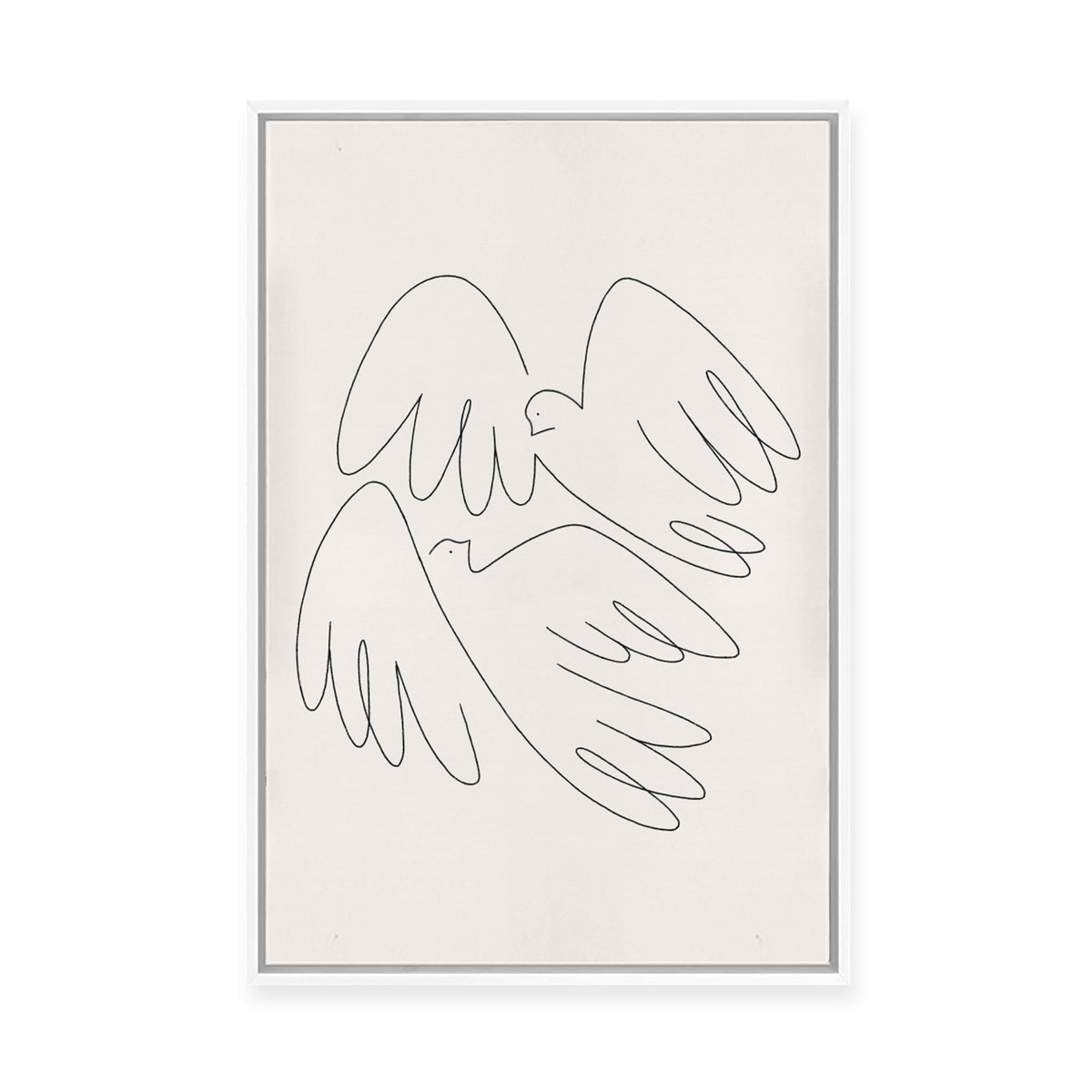 Love Birds | Framed Canvas