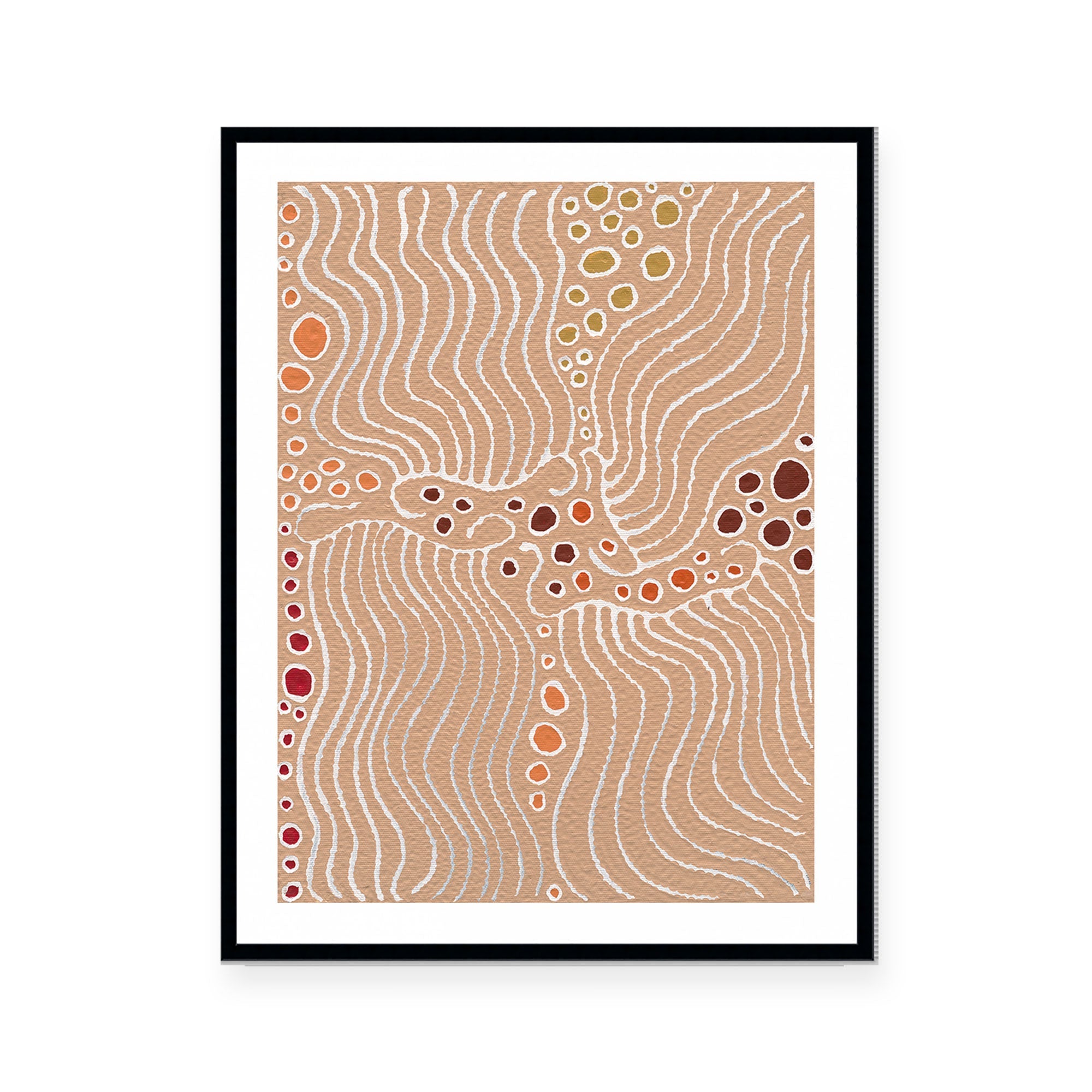 Majardi Jukurrpa (Hairstring Belt/Skirt or Tassel Dreaming) – Mina Mina No.1