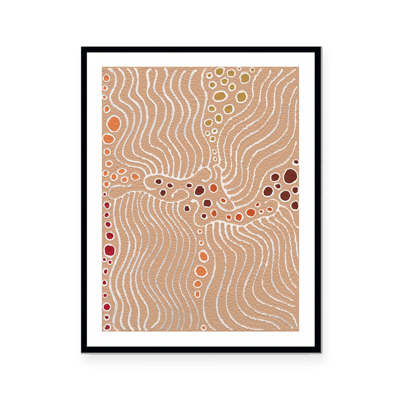 Majardi Jukurrpa (Hairstring Belt/Skirt or Tassel Dreaming) – Mina Mina No.1