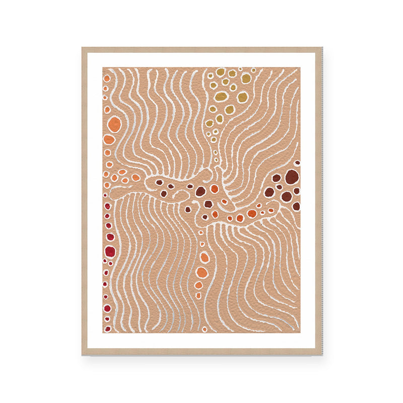 Majardi Jukurrpa (Hairstring Belt/Skirt or Tassel Dreaming) – Mina Mina No.1