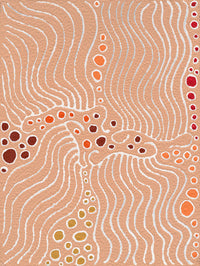 Majardi Jukurrpa (Hairstring Belt/Skirt or Tassel Dreaming) – Mina Mina No.1