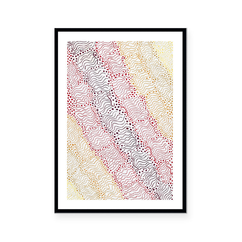 Majardi Jukurrpa (Hairstring Belt/Skirt or Tassel Dreaming) – Mina Mina No.4