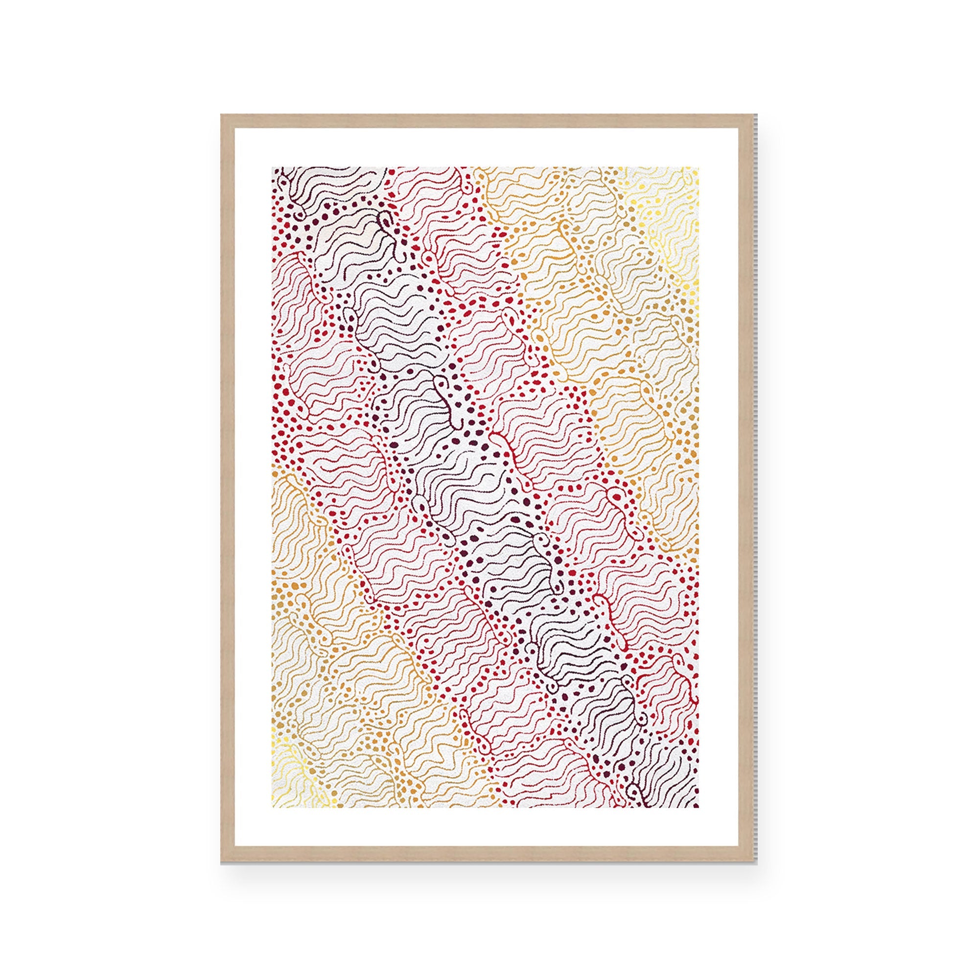 Majardi Jukurrpa (Hairstring Belt/Skirt or Tassel Dreaming) – Mina Mina No.4