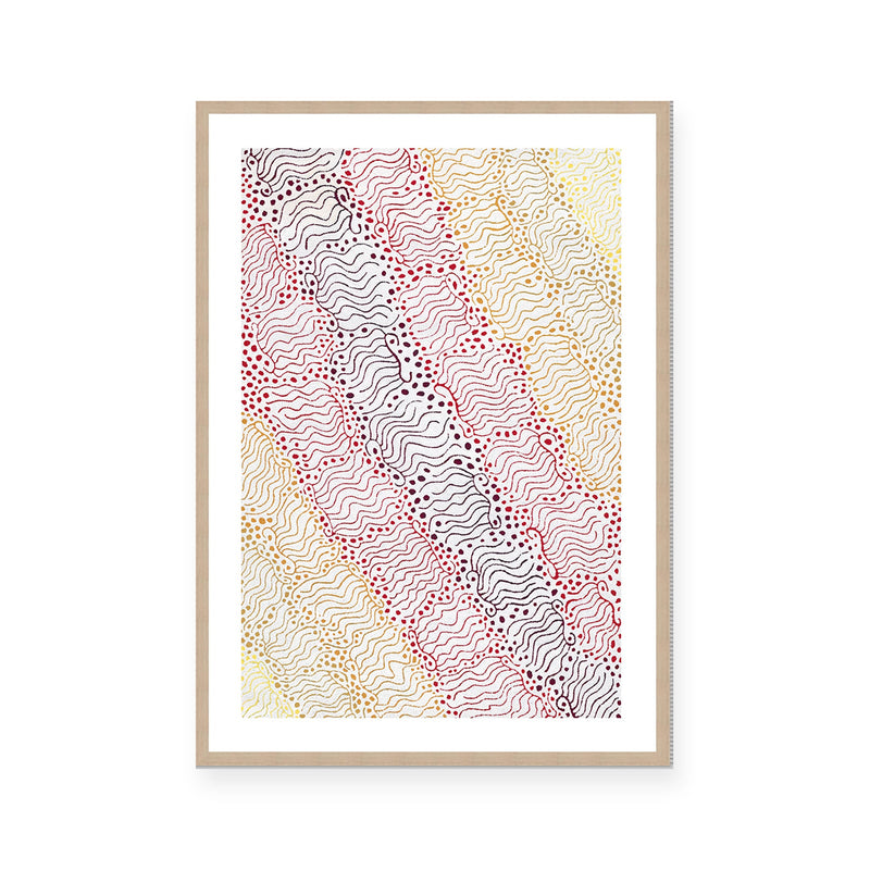 Majardi Jukurrpa (Hairstring Belt/Skirt or Tassel Dreaming) – Mina Mina No.4