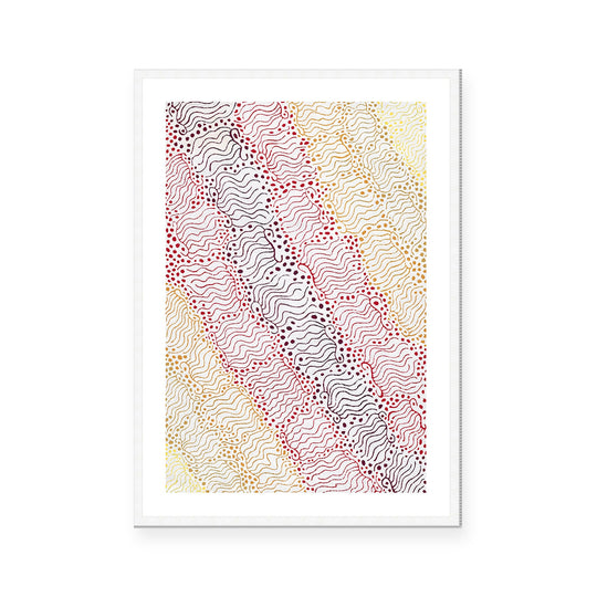 Majardi Jukurrpa (Hairstring Belt/Skirt or Tassel Dreaming) – Mina Mina No.4