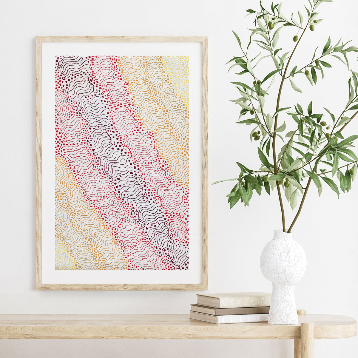 Majardi Jukurrpa (Hairstring Belt/Skirt or Tassel Dreaming) – Mina Mina No.4