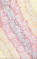 Majardi Jukurrpa (Hairstring Belt/Skirt or Tassel Dreaming) – Mina Mina No.4