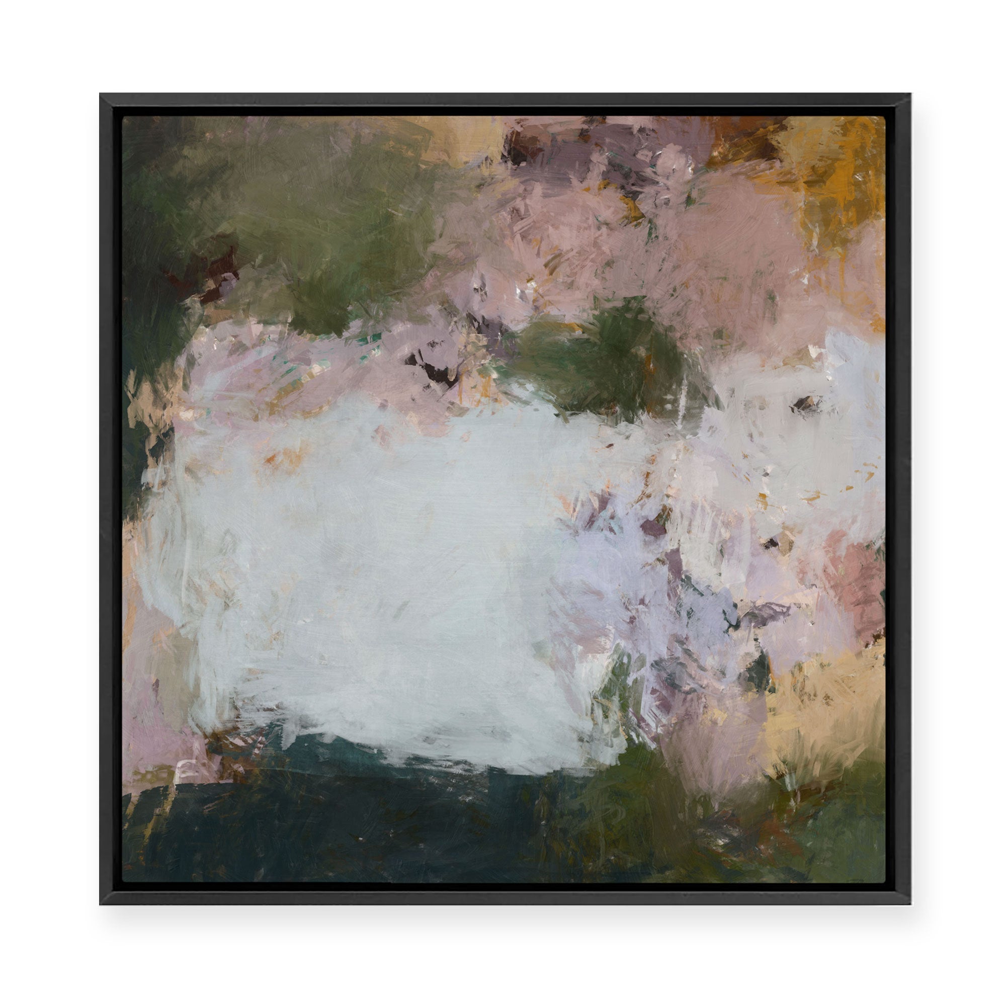 Meet Me in the Garden | Framed Canvas