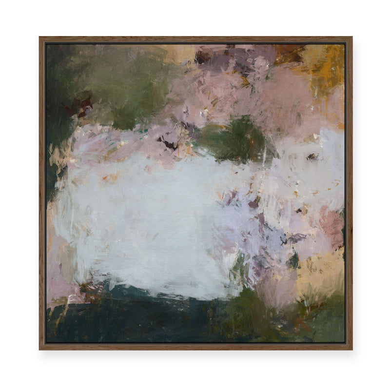 Meet Me in the Garden | Framed Canvas