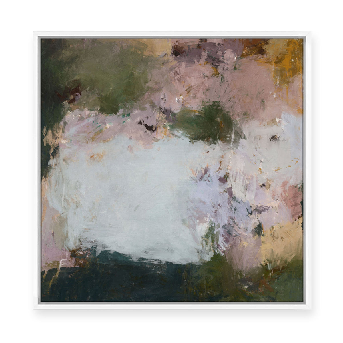 Meet Me in the Garden | Framed Canvas