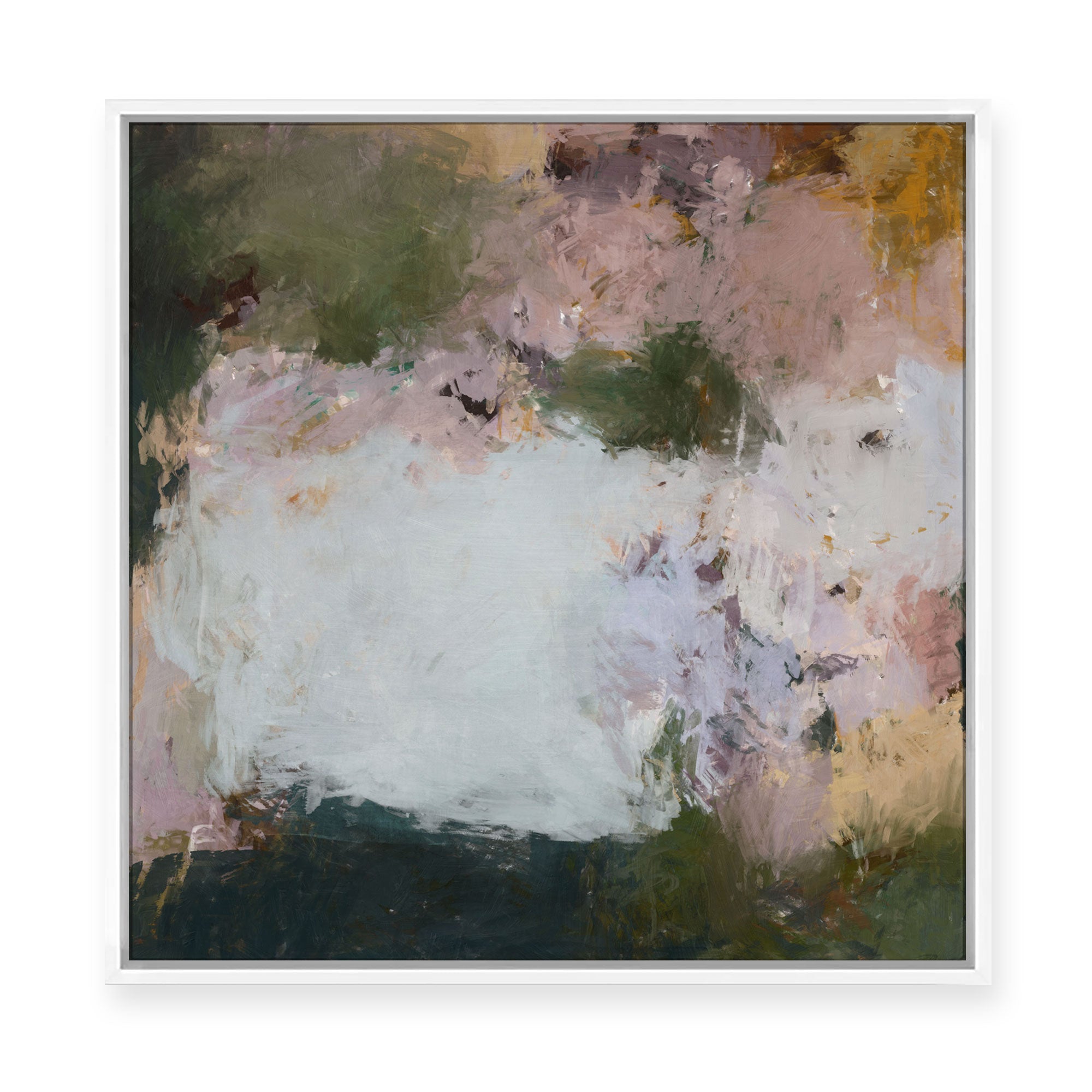 Meet Me in the Garden | Framed Canvas
