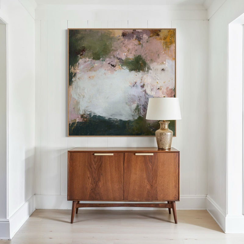 Meet Me in the Garden | Framed Canvas
