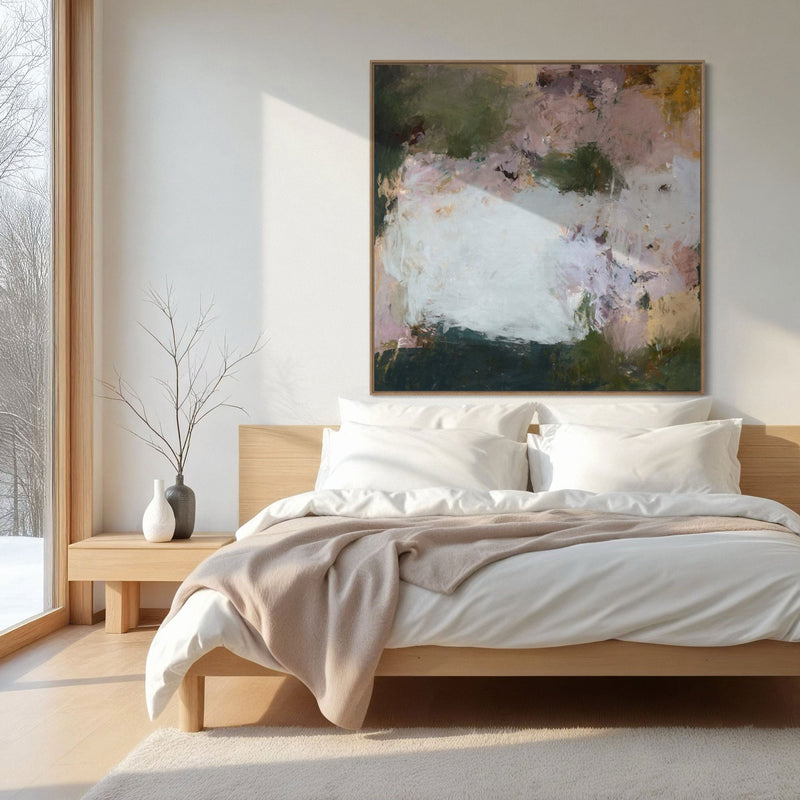 Meet Me in the Garden | Framed Canvas