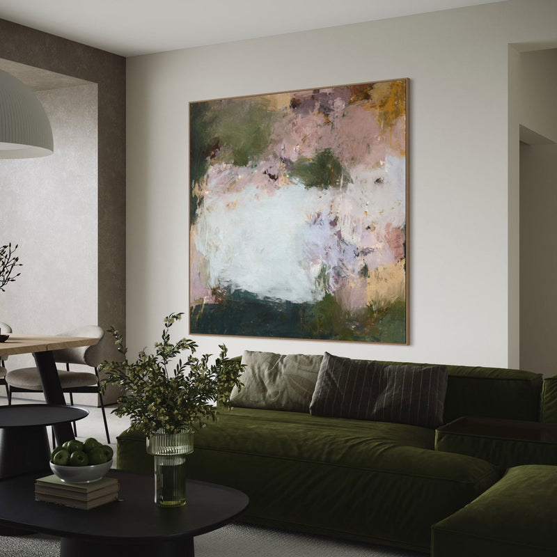 Meet Me in the Garden | Framed Canvas