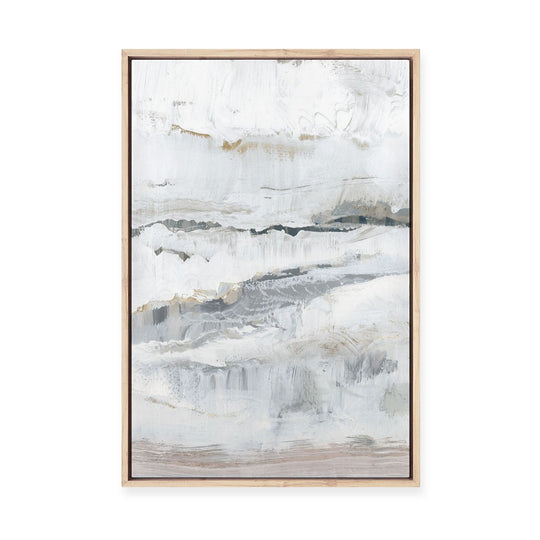 Melting Ice I | Framed Canvas