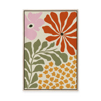 Mid Century Blossom | Framed Canvas