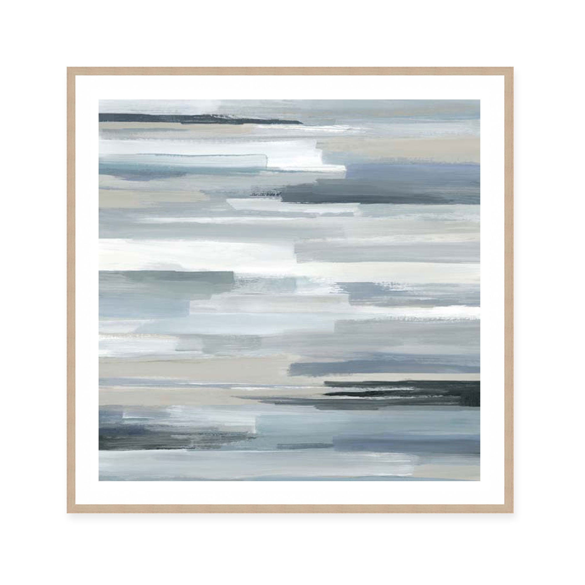 Misty Horizons in Quiet Grays