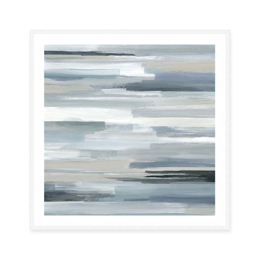 Misty Horizons in Quiet Grays