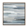 Misty Horizons in Quiet Grays | Framed Canvas