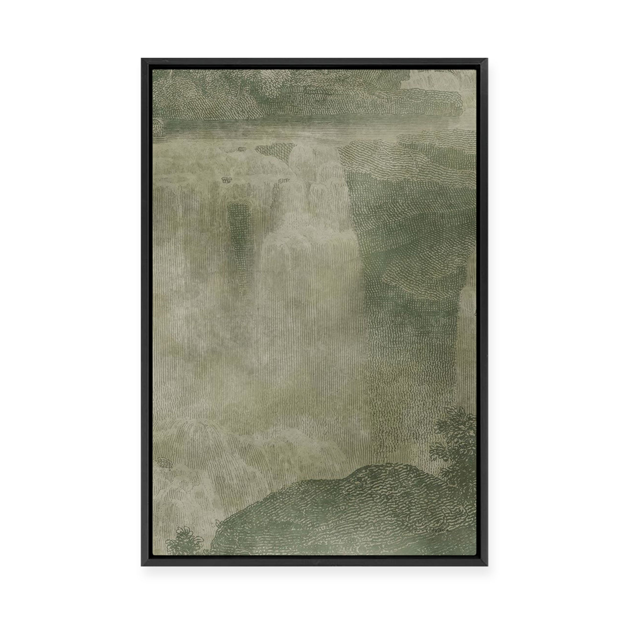 Misty Yonder III | Framed Canvas