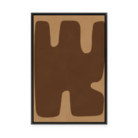 Modern Organic Art 3 | Framed Canvas